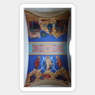 Cathedral Ceiling III. Holy Trinity Cathedral, Petropavlovsk-Kamchatskiy, Russia Sticker